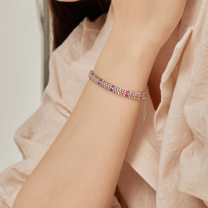[Elite]Dainty Radiant Emerald Cut Daily Bracelet