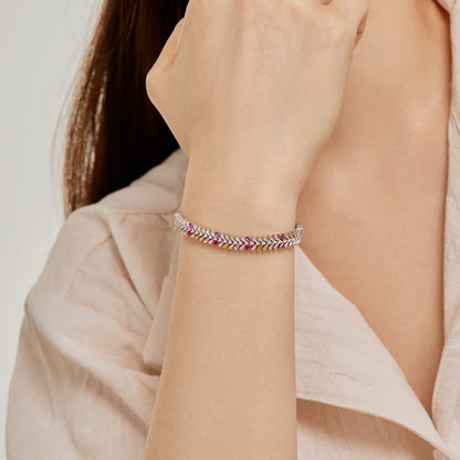 [Elite]Dainty Radiant Emerald Cut Daily Bracelet