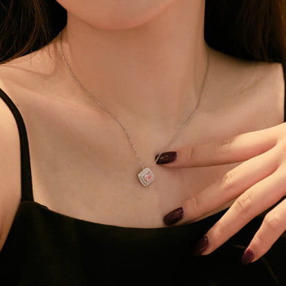 [Elite]Sparkling Asscher Cut Necklace