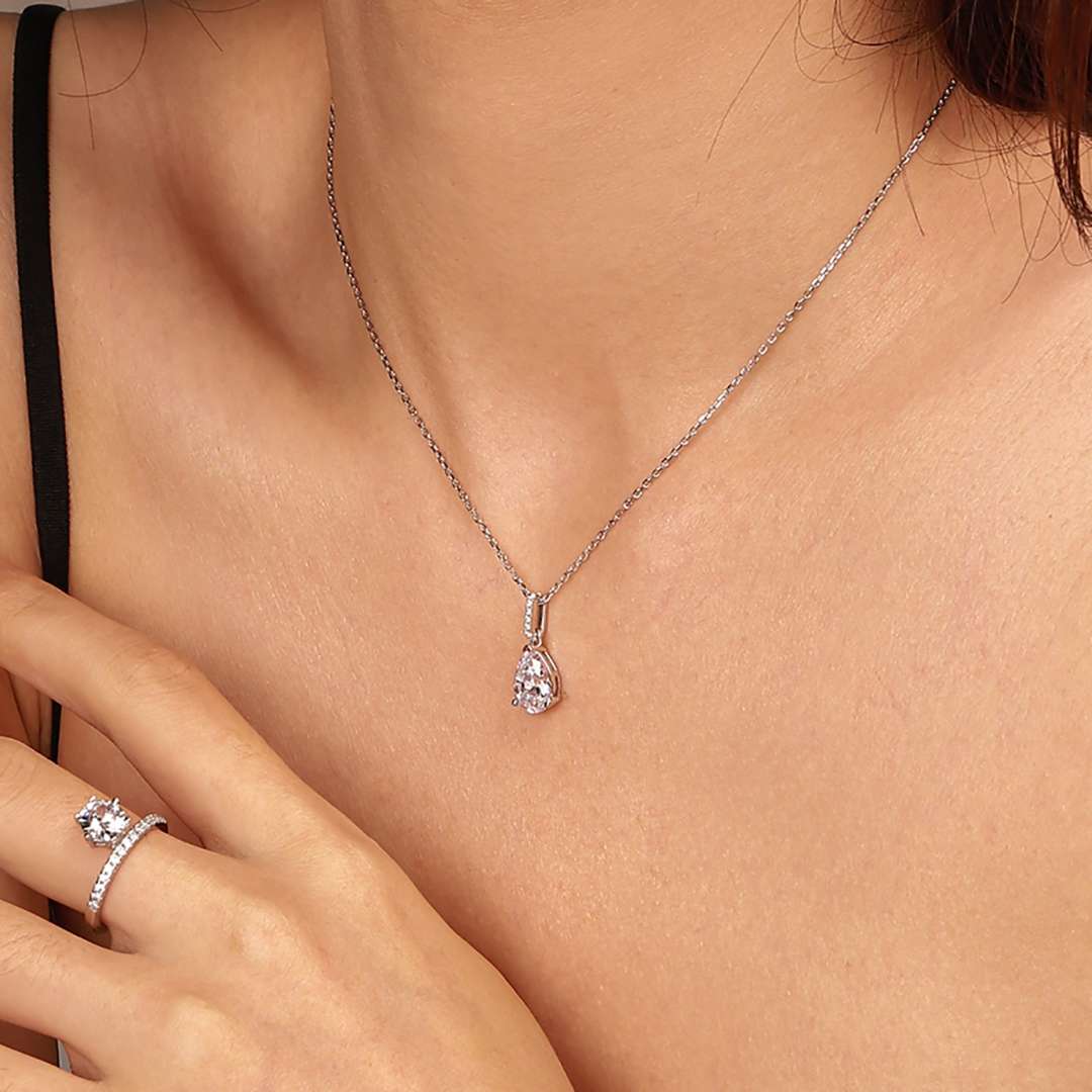 [Elite]Delicate Water Drop Shape Fashion Necklace