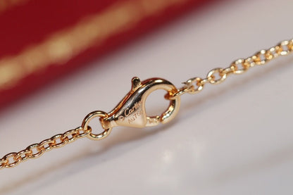 [Elite]LOVE NECKLACE PINK GOLD AND SILVER