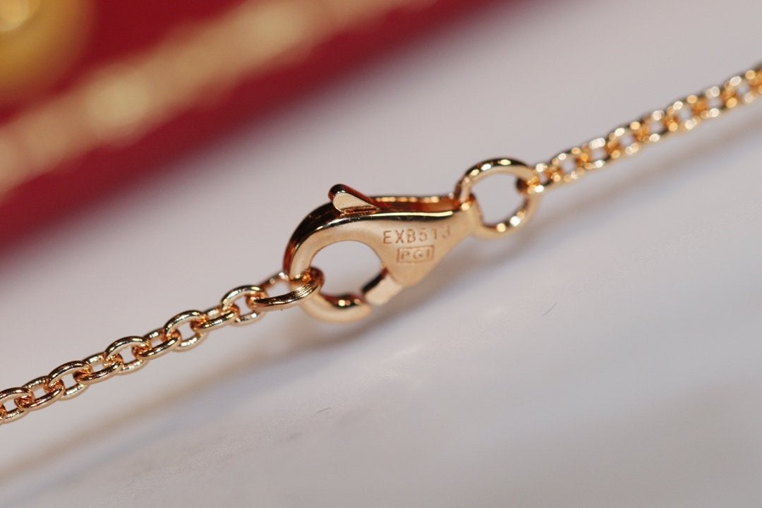 [Elite]LOVE NECKLACE PINK GOLD AND SILVER