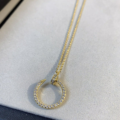 [Elite]JUSTE NECKLACE GOLD DIAMONDS
