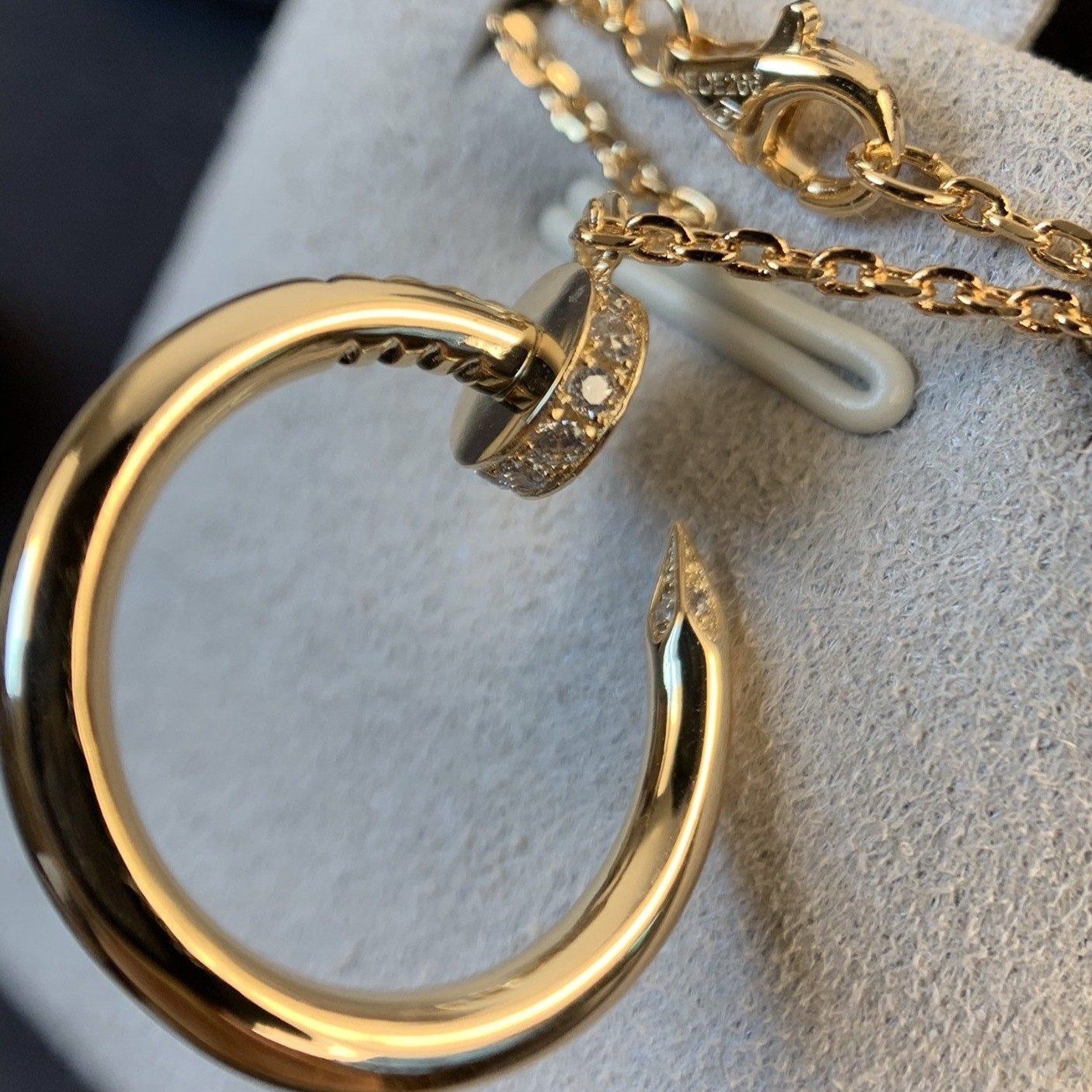 [Elite]JUSTE NECKLACE PINK GOLD