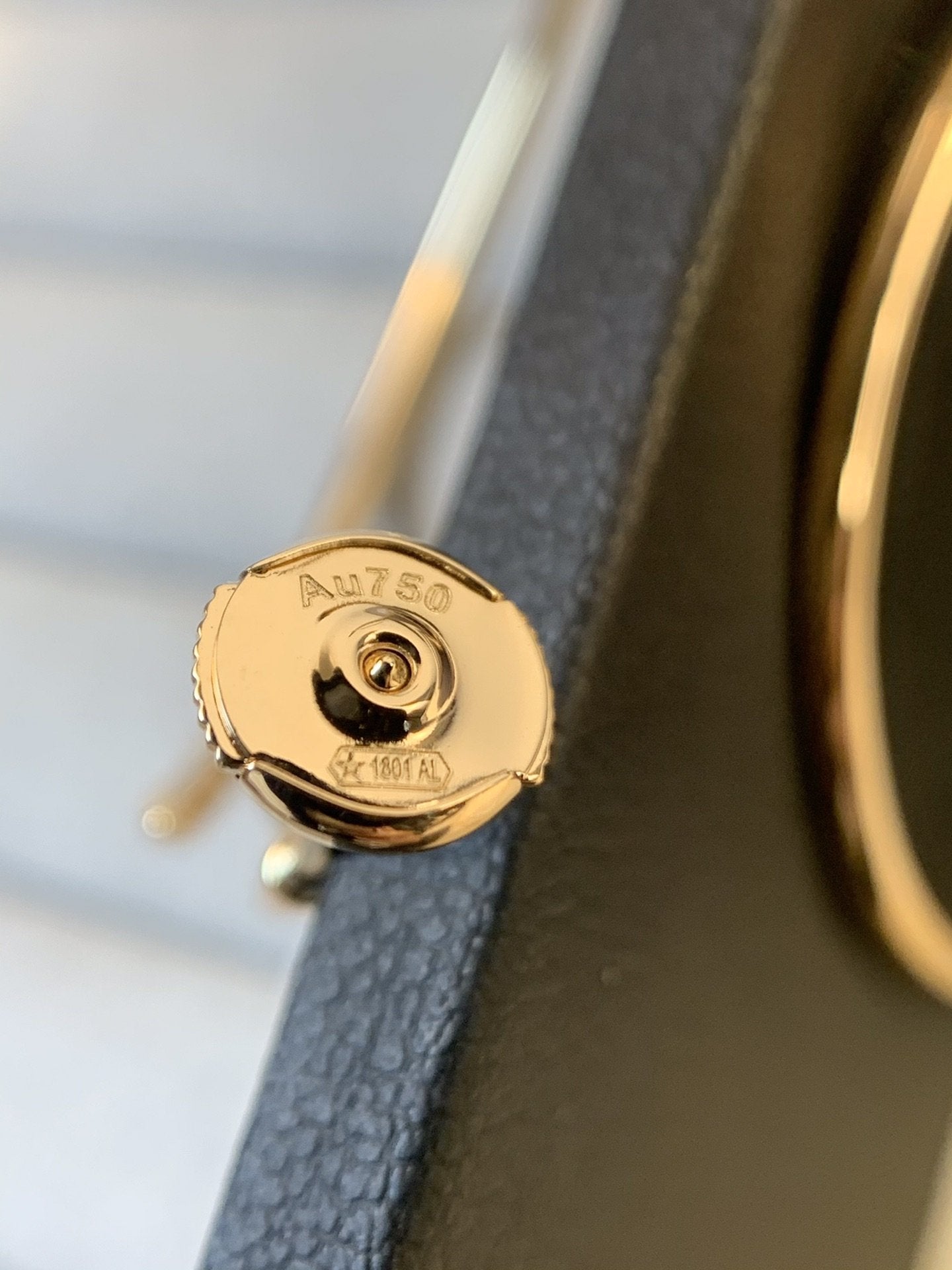 [Elite]JUSTE EARRINGS GOLD DIAMONDS 1.8MM