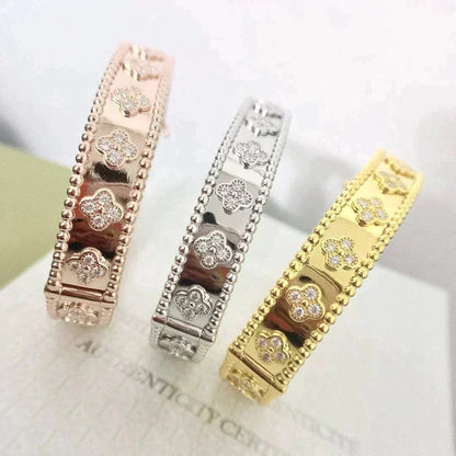[Elite]CLOVER BRACELET 8MM DIAMONDS