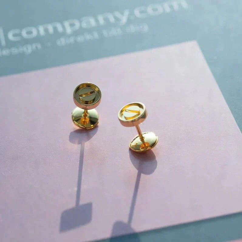 [Elite]LOVE EARRINGS GOLD 10MM