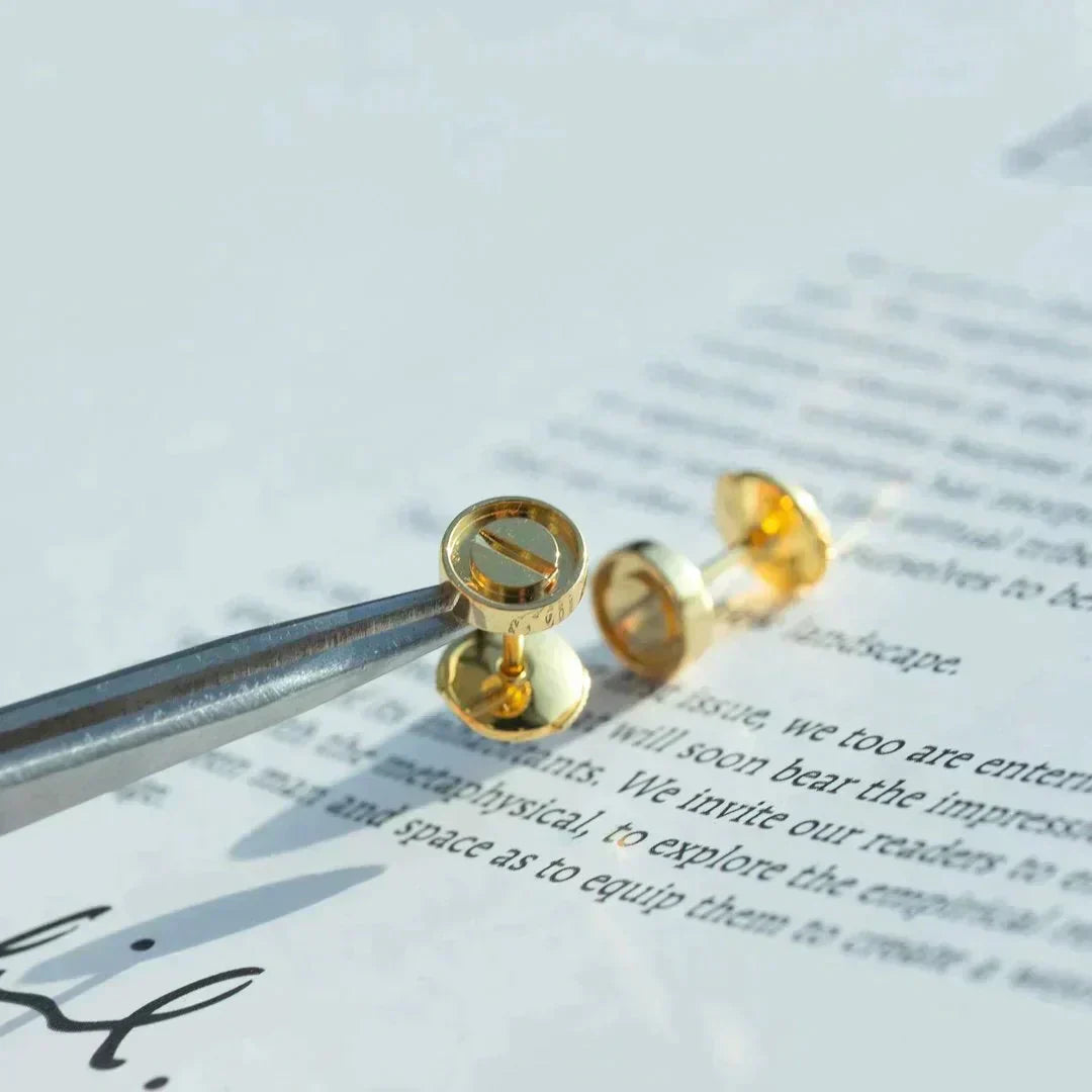 [Elite]LOVE EARRINGS GOLD 10MM