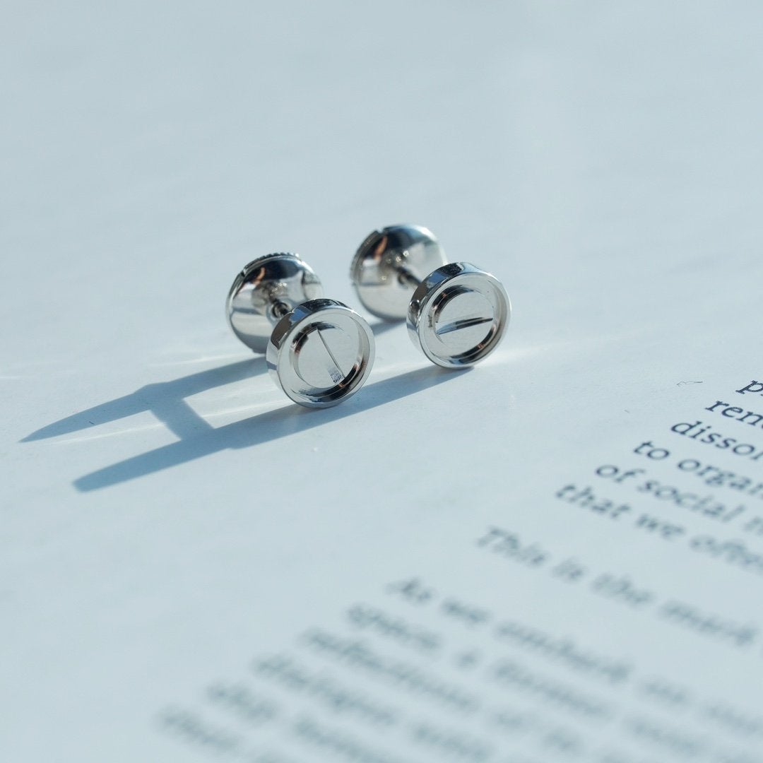 [Elite]LOVE EARRINGS SILVER 10MM