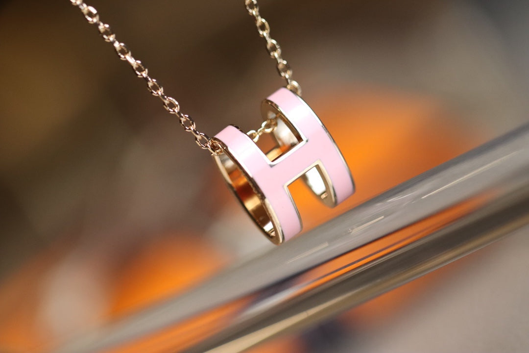 [Elite]POP H PEDANT PINK GOLD