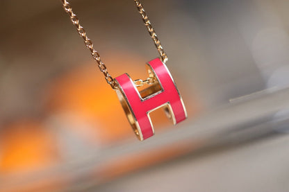 [Elite]POP H PEDANT PINK GOLD