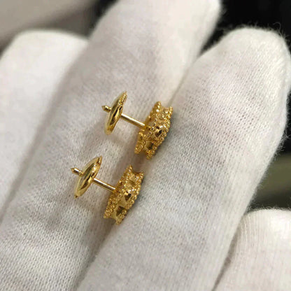 [Elite]CLOVER MINI 9.5MM MALACHITE  EARRINGS