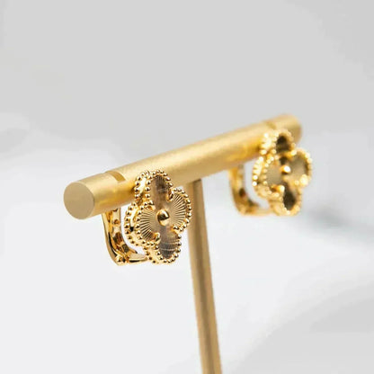 [Elite]CLOVER MEDIUM 1 MOTIFS LASER EARRINGS