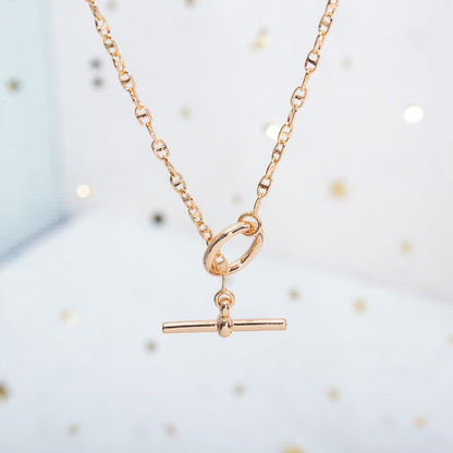 [Elite]ECHAPPEE NECKLACE PINK GOLD