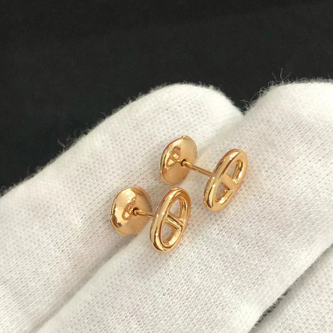 [Elite]CHAINE SMALL EARRINGS GOLD AND SILVER