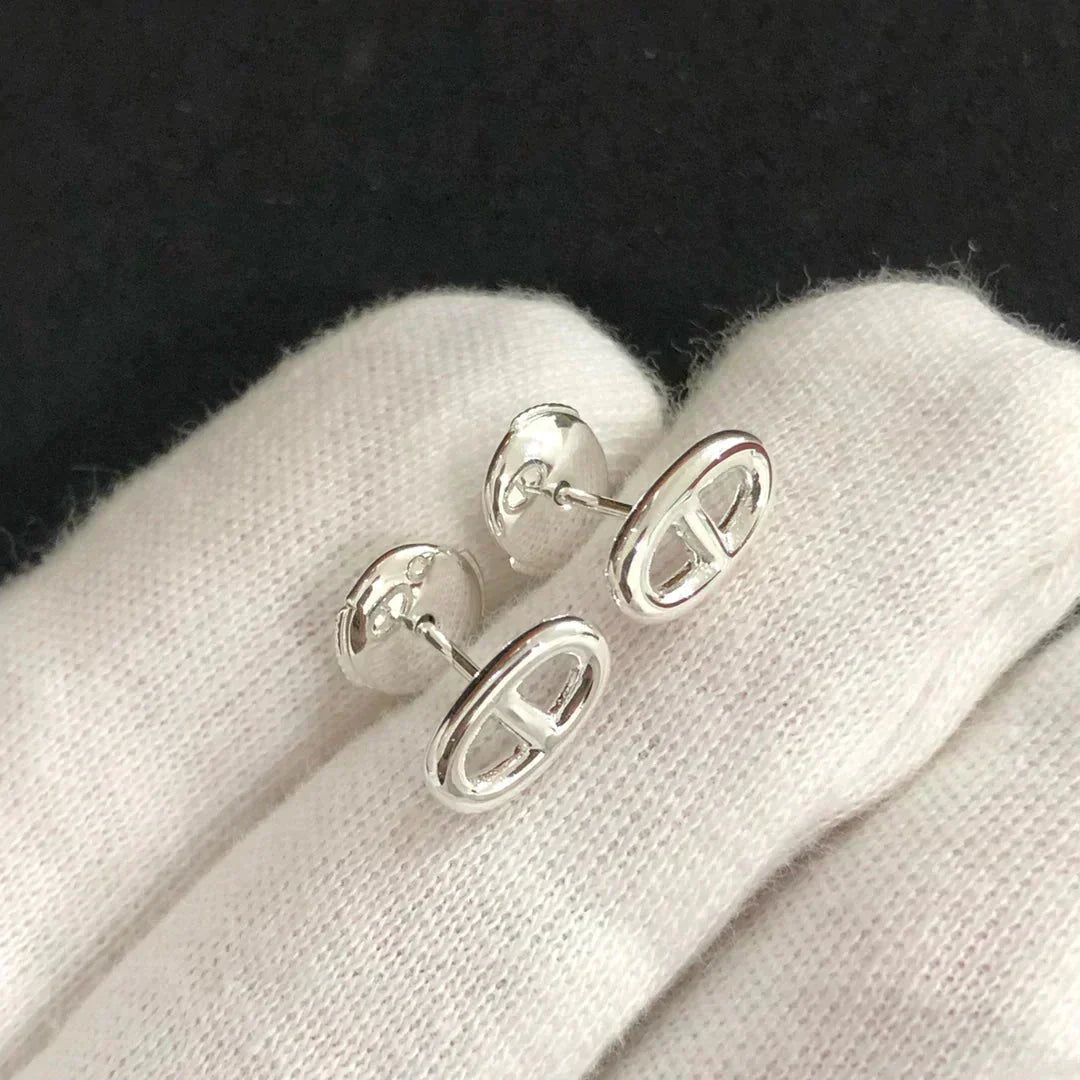 [Elite]CHAINE SMALL EARRINGS GOLD AND SILVER