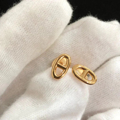 [Elite]CHAINE SMALL EARRINGS GOLD AND SILVER