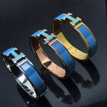 [Elite]H BRACELET BLUE RAINBOW CERAMIC