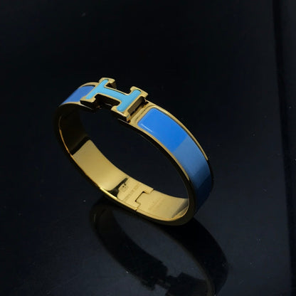 [Elite]H BRACELET BLUE RAINBOW CERAMIC