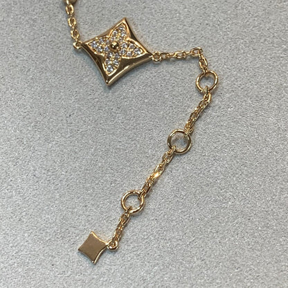 [Elite]STAR AND SUN 4 MOTIFS GOLD DIAMONDS BRACELET