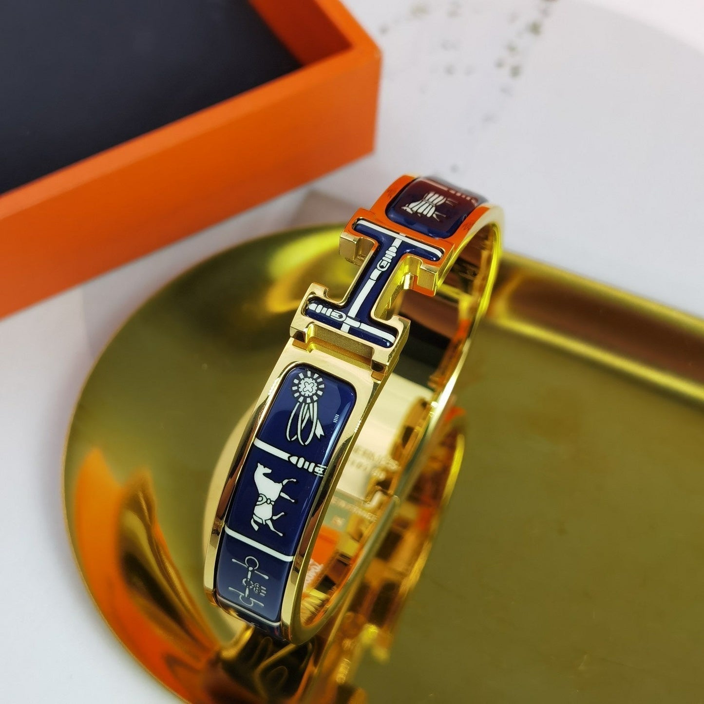 [Elite]H COUVERTURES DARK BLUE BRACELET