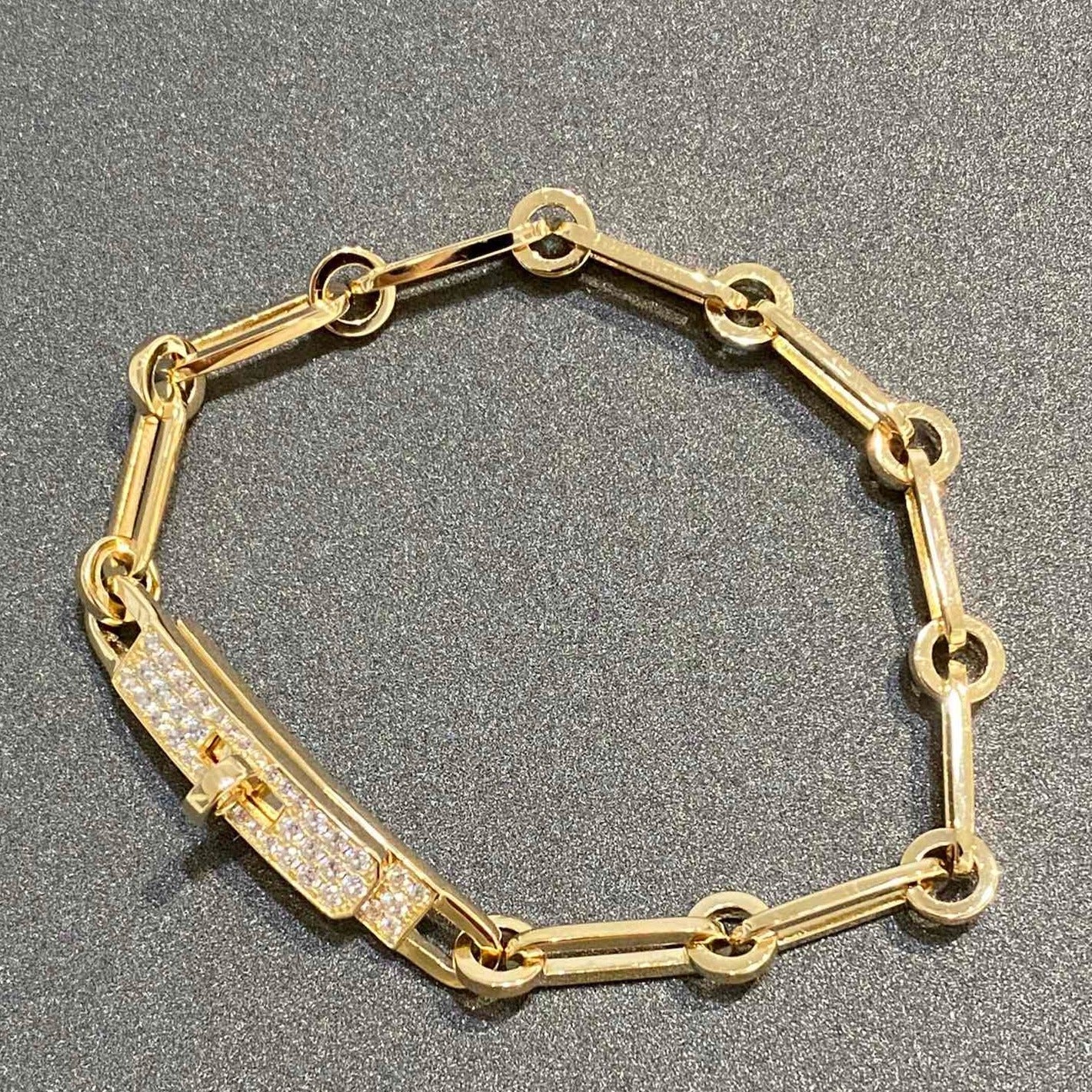 [Elite]CHAINE BRACELET SMALL MODEL DIAMOND
