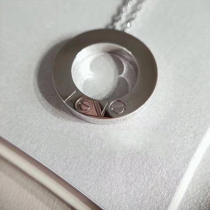 [Elite]LOVE NECKLACE ADJUSTABLE SILVER