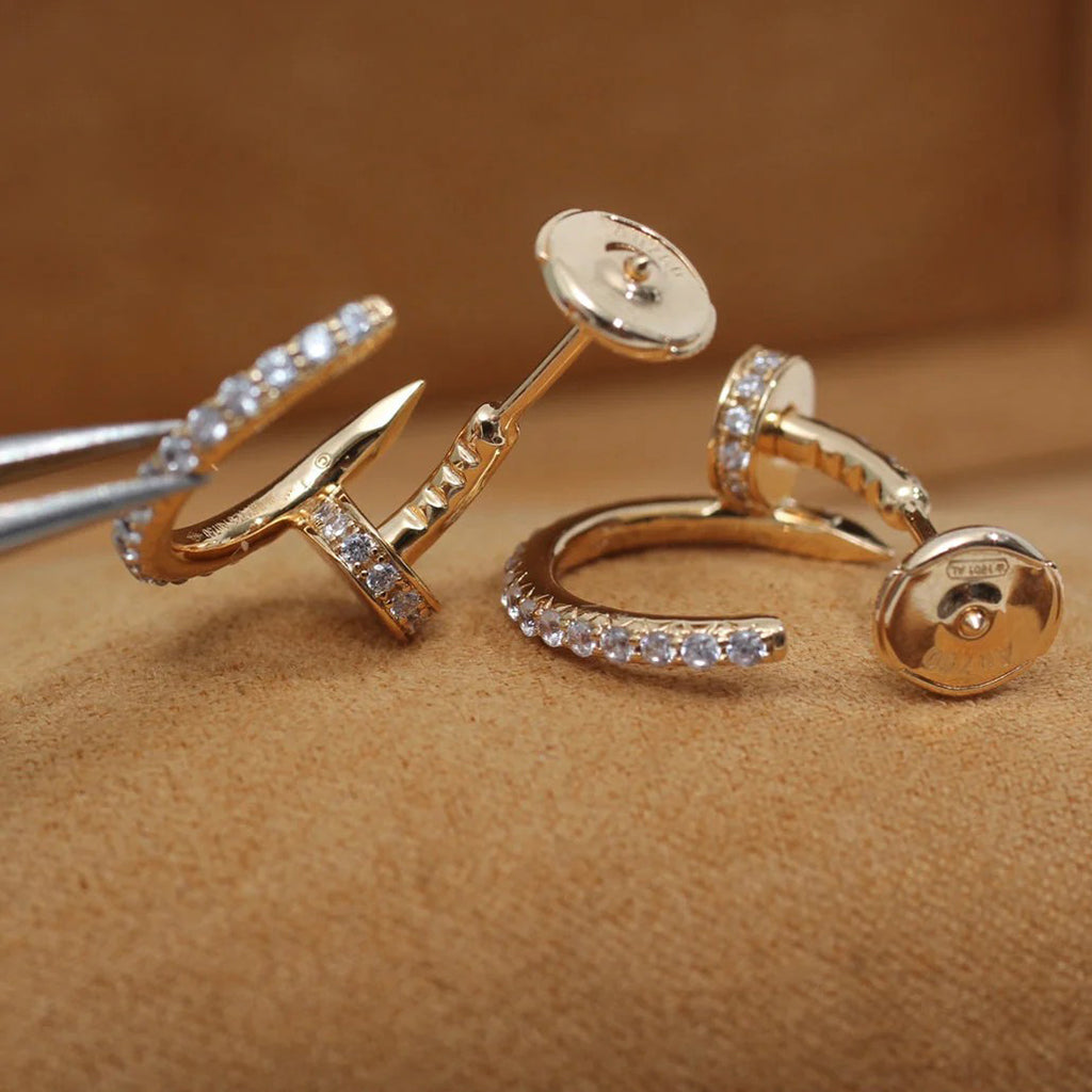 [Elite]JUSTE FULL DIAMOND SMALL EARRINGS