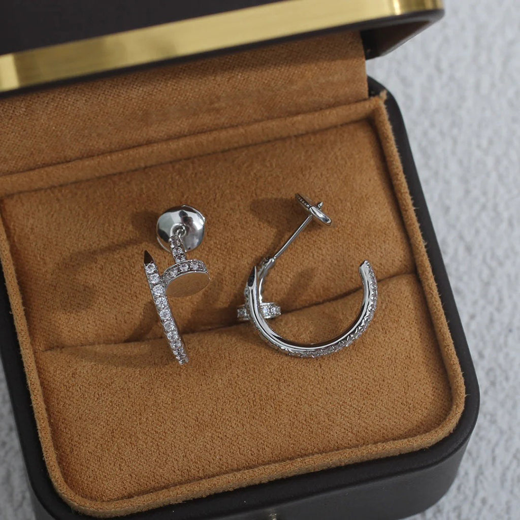[Elite]JUSTE FULL DIAMOND SMALL EARRINGS