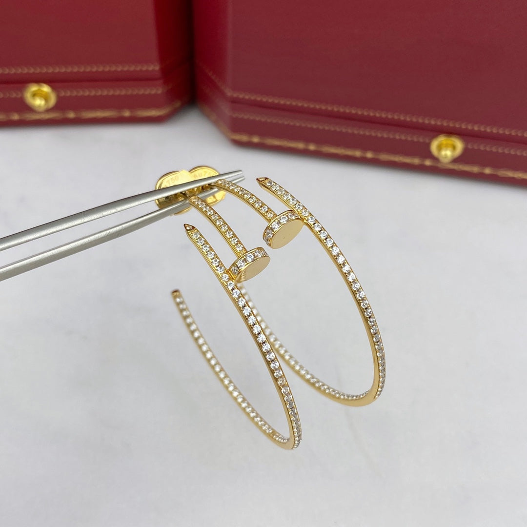 [Elite]JUSTE EARRINGS FULL DIAMONDS 1.8MM