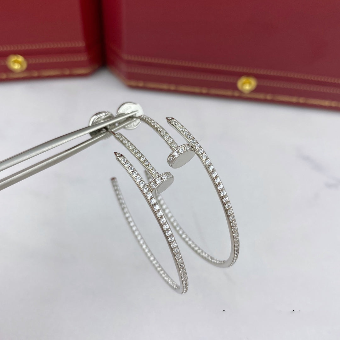 [Elite]JUSTE EARRINGS FULL DIAMONDS 1.8MM