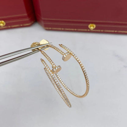 [Elite]JUSTE FULL DIAMOND LARGE EARRINGS