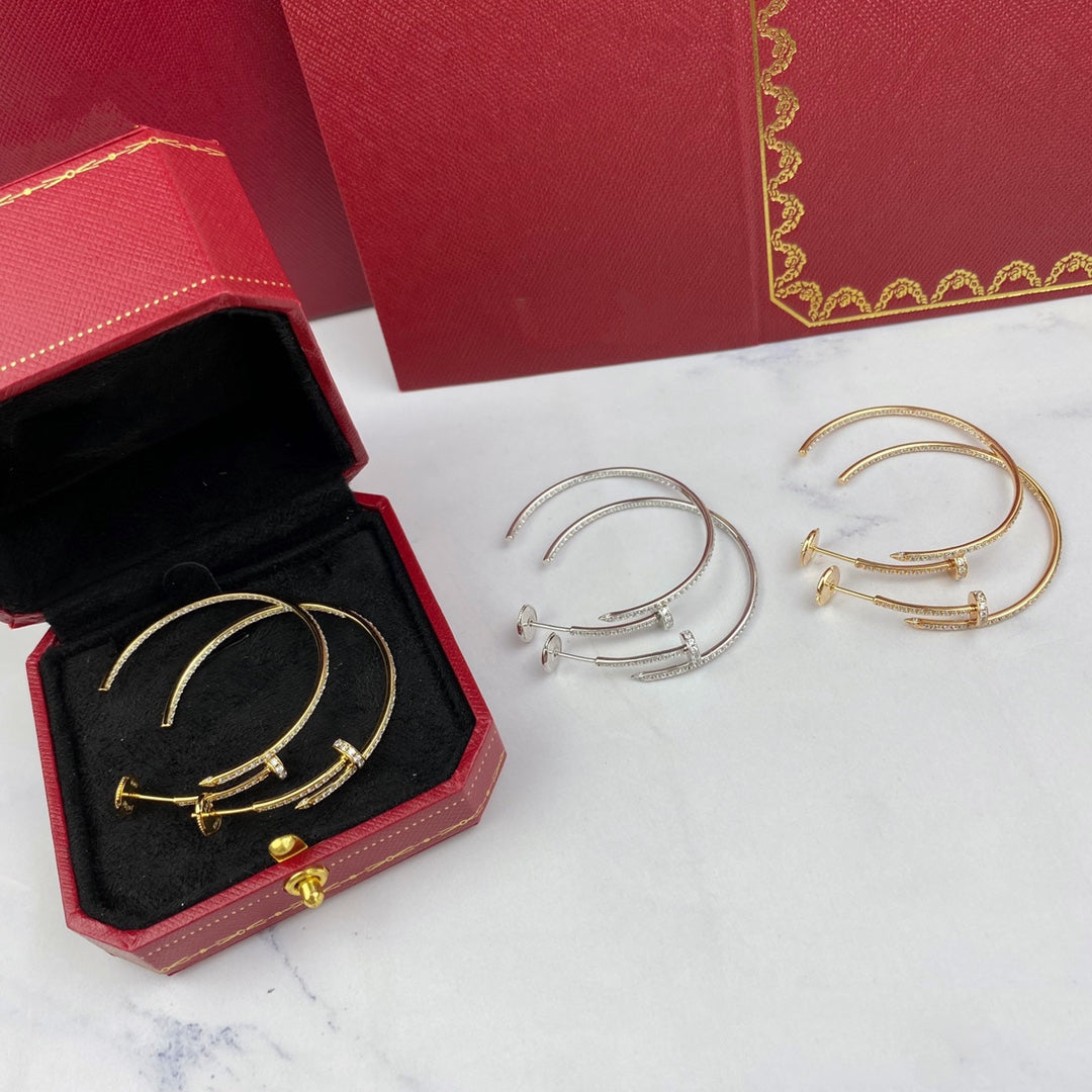 [Elite]JUSTE EARRINGS FULL DIAMONDS 1.8MM