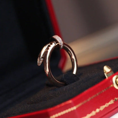 [Elite]JUSTE RING 2.65MM PINK GOLD DIAMOND