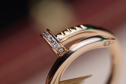 [Elite]JUSTE RING 2.65MM PINK GOLD DIAMOND