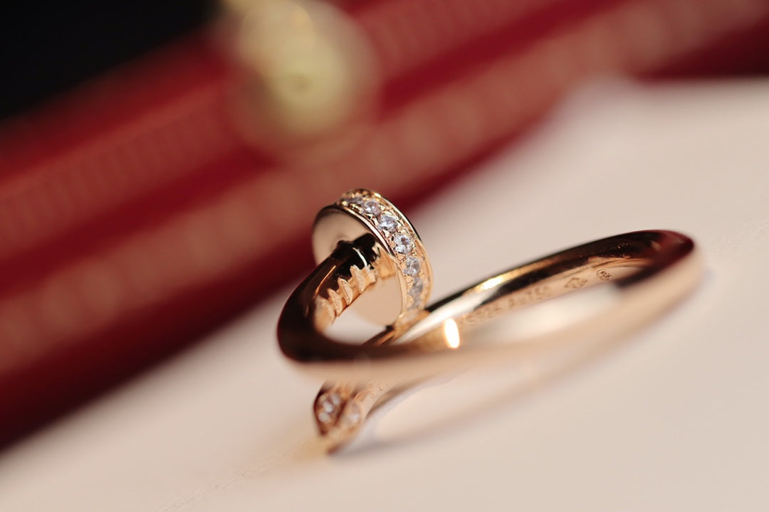 [Elite]JUSTE RING 2.65MM PINK GOLD DIAMOND
