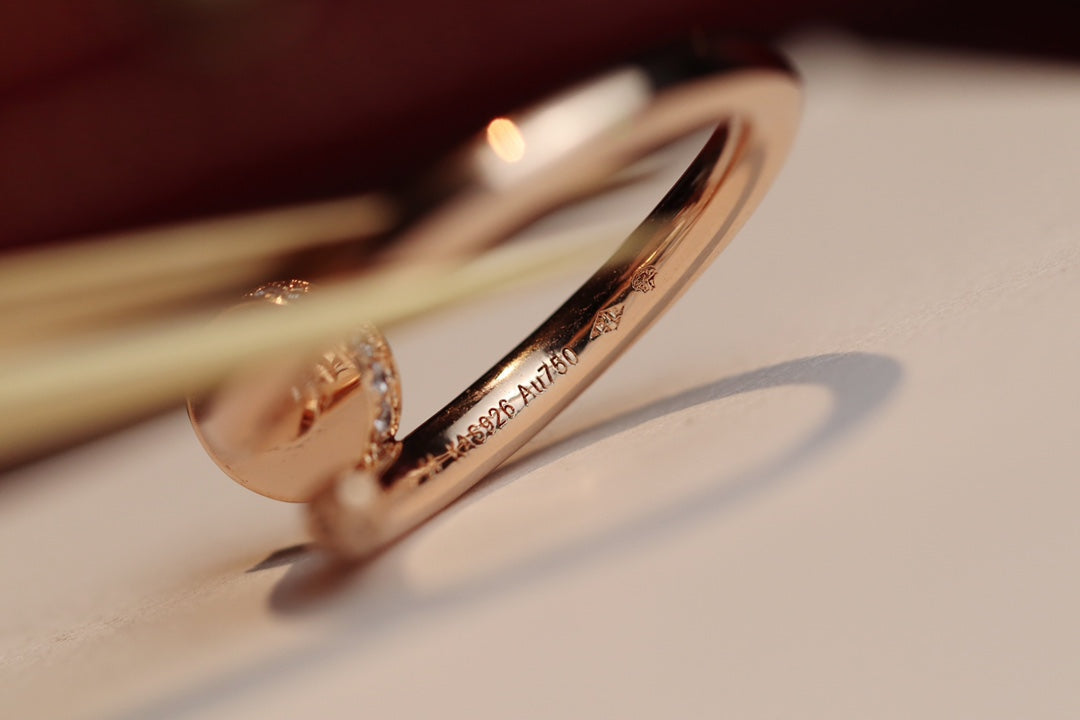 [Elite]JUSTE RING 2.65MM PINK GOLD DIAMOND