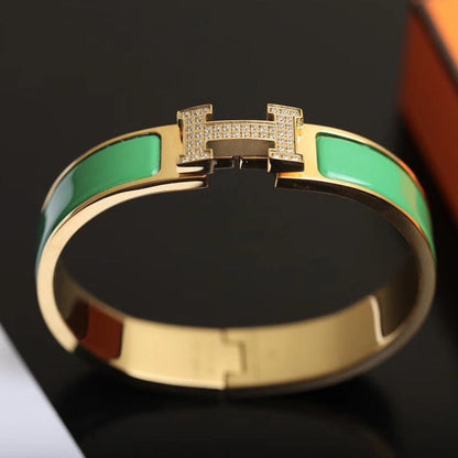 [Elite]H BRACELET GOLD DIAMOND