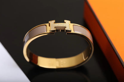 [Elite]H BRACELET GOLD DIAMOND