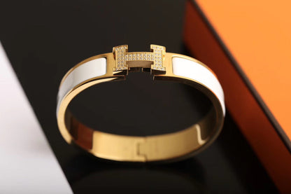 [Elite]H BRACELET GOLD DIAMOND