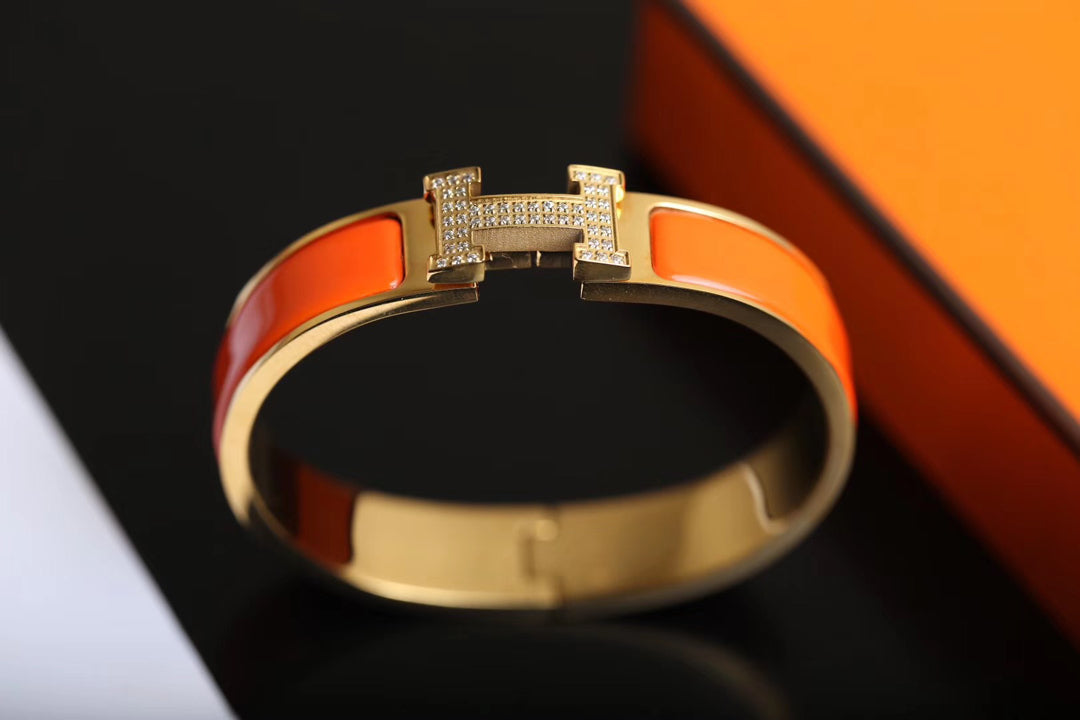 [Elite]H BRACELET GOLD DIAMOND