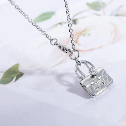 [Elite]AMULETTE PEDANT SILVER NECKLACE