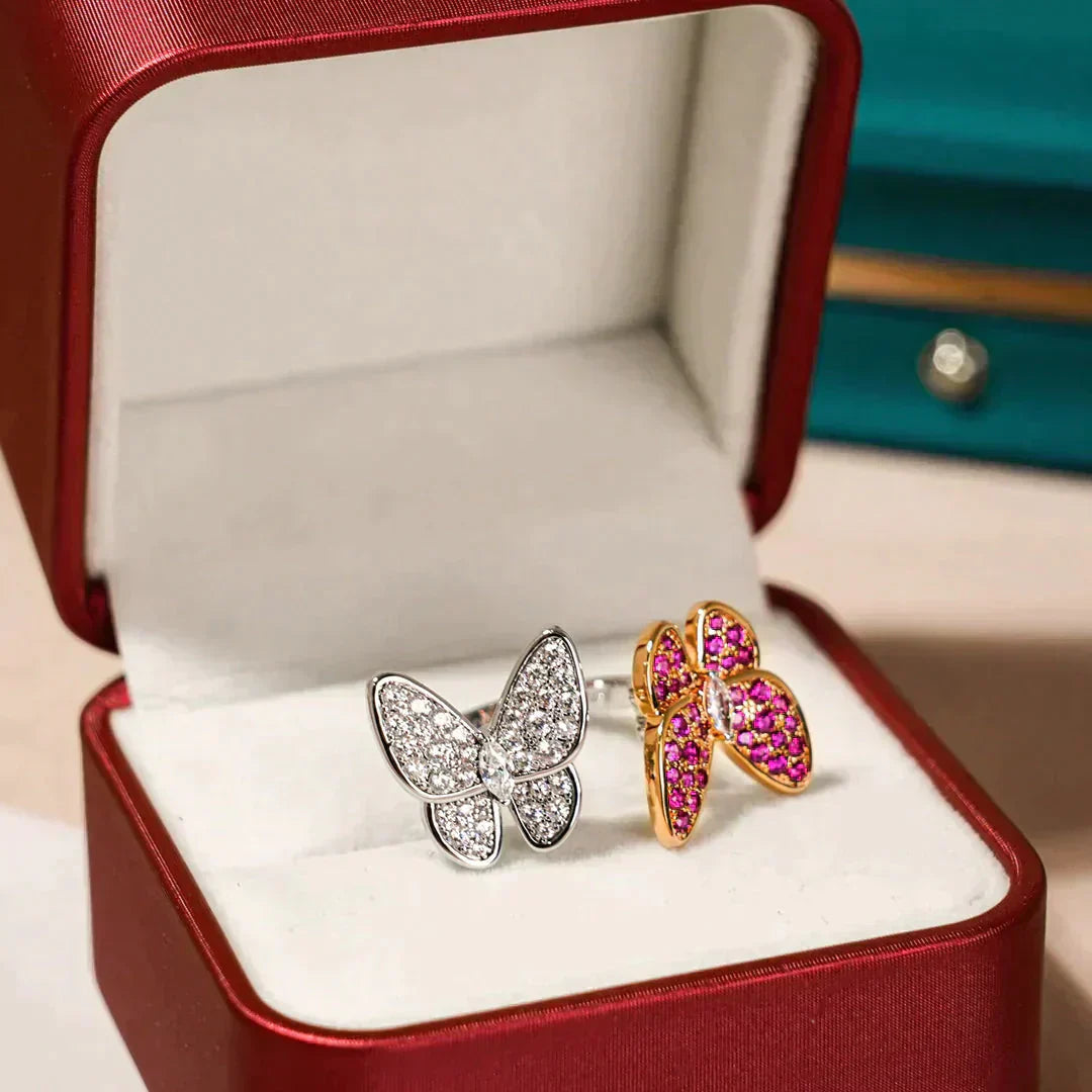 [Elite]TWIN BUTTERFLY DIAMOND RING