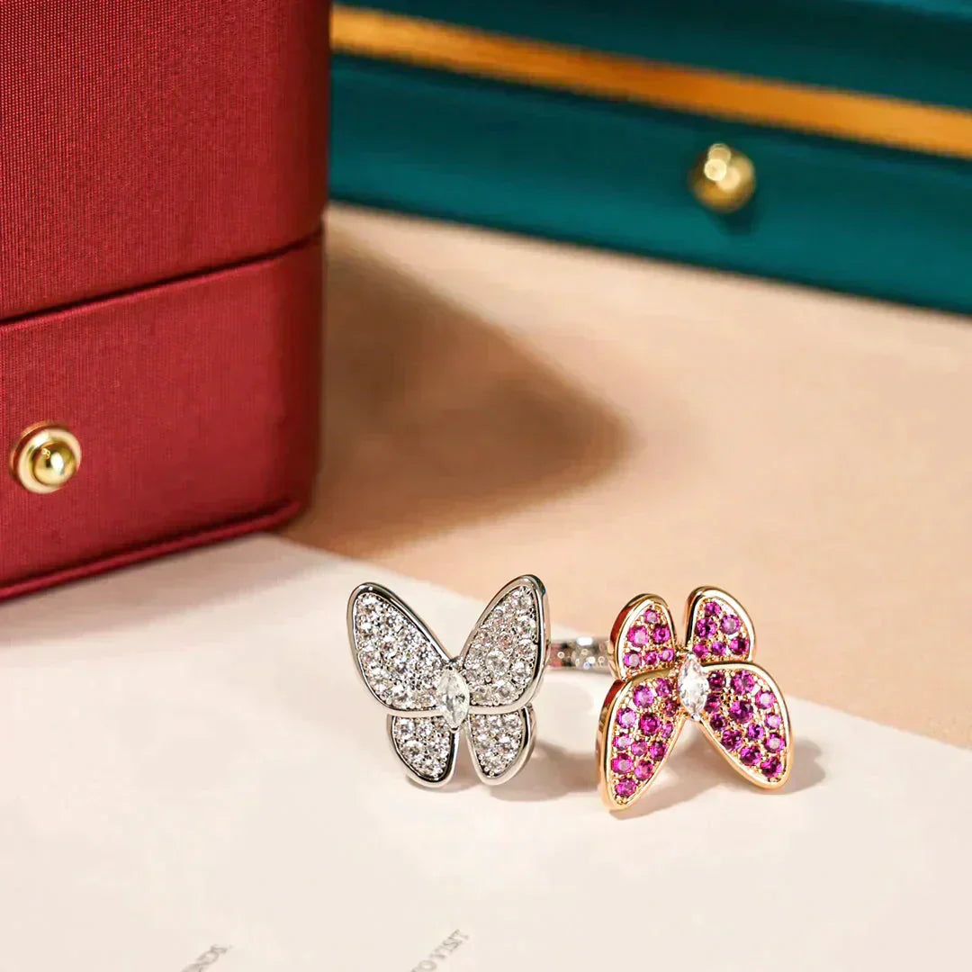 [Elite]TWIN BUTTERFLY DIAMOND RING