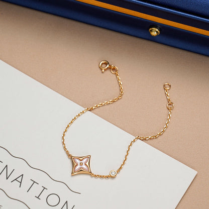 [Elite]STAR 1 DIAMOND PINK GOLD BRACELET