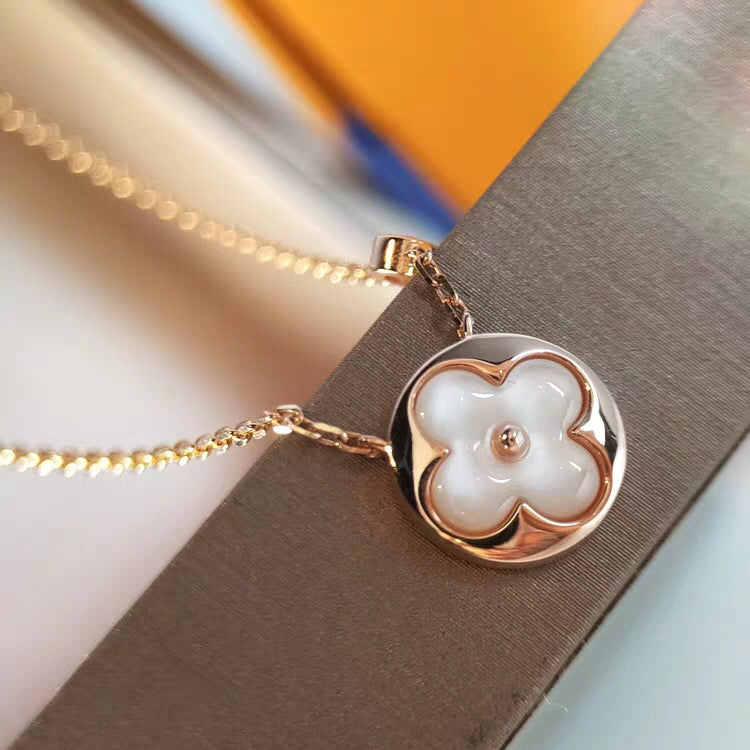 [Elite]SUN MOP GOLD 1 DIAMOND NECKLACE