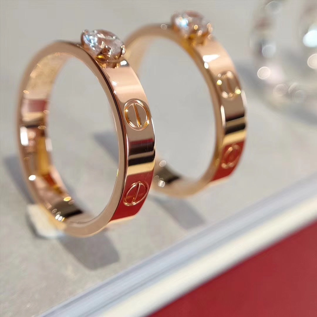 [Elite]LOVE RING 3.6MM 1 BIG DIAMOND