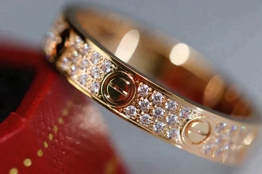 [Elite]LOVE RING 3.6MM DIAMOND PAVED