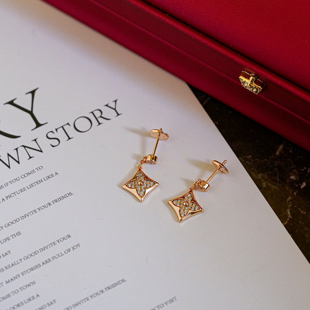 [Elite]STAR DIAMONDS EARRINGS GOLD