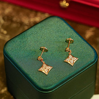 [Elite]STAR DIAMONDS EARRINGS GOLD